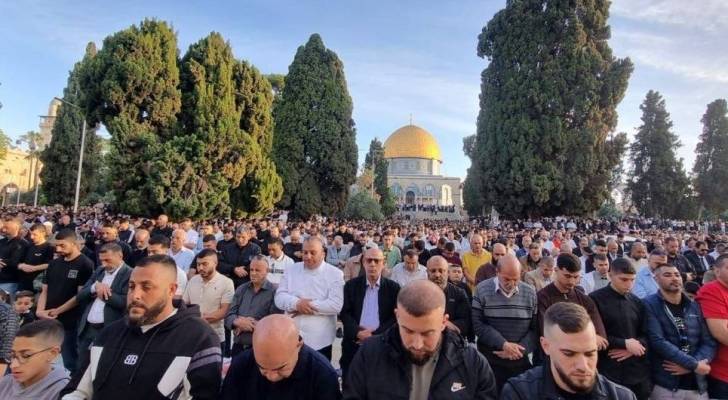 صلاة العيد في المسجد الأقصى
