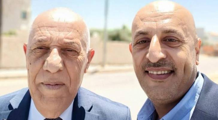 اللواء المتقاعد فايز الدويري ونجله المهندس جمال