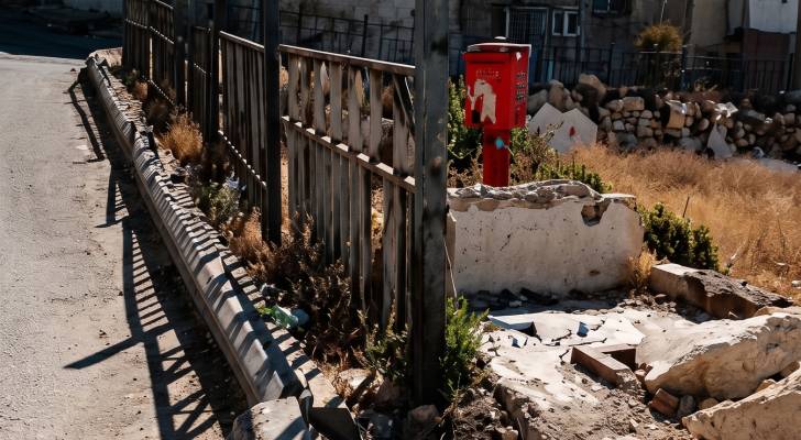 أعمال هدم في الجوفة