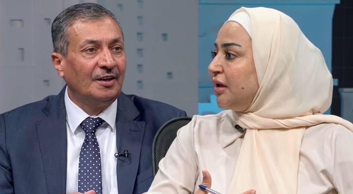 اللواء المتقاعد أنور الطراونة والاخصائية الاجتماعية شروق أبو حمور