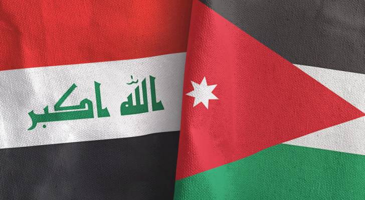 علم الأردن وعلم العراق