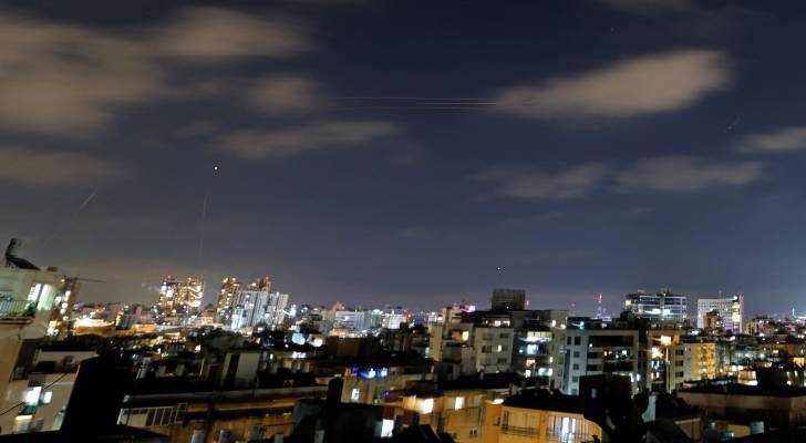 صواريخ إيرانية في سماء فلسطين المحتلة