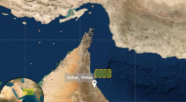 هيئة التجارة البحرية البريطانية تعلن اندلاع حريق في ناقلة نفط قبالة سواحل سلطنة عمان