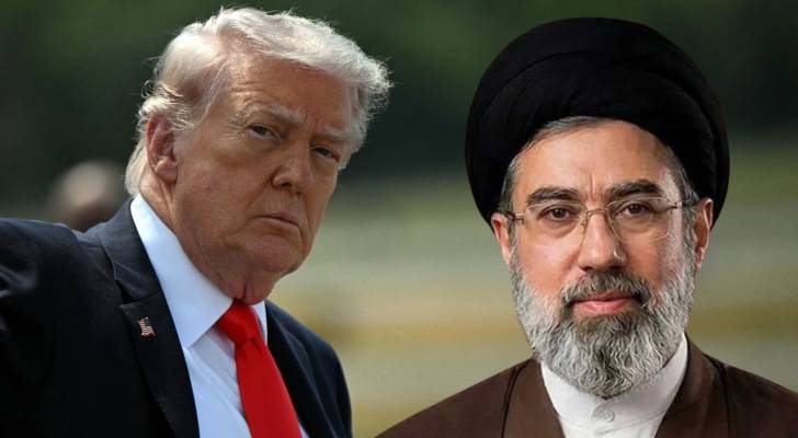 الرئيس الأمريكي دونالد ترمب والمرشد الأعلى الإيراني الخامنئي