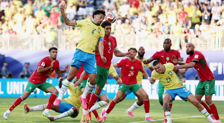 المنتخب البرازيلي والمغربي