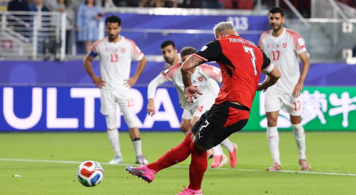 مباراة المنتخب الوطني الأردني أمام النمسا في نهائيات كأس العالم 2026