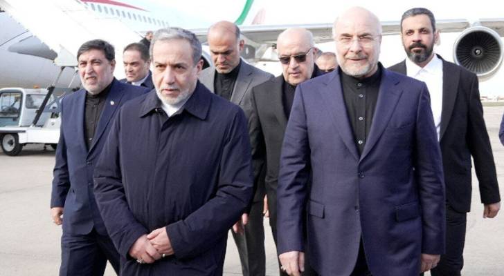 قاليباف وعراقجي ووفد إيراني مرافق لهما