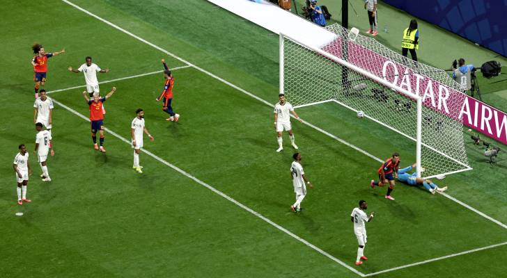 المنتخب الإسباني والسعودي