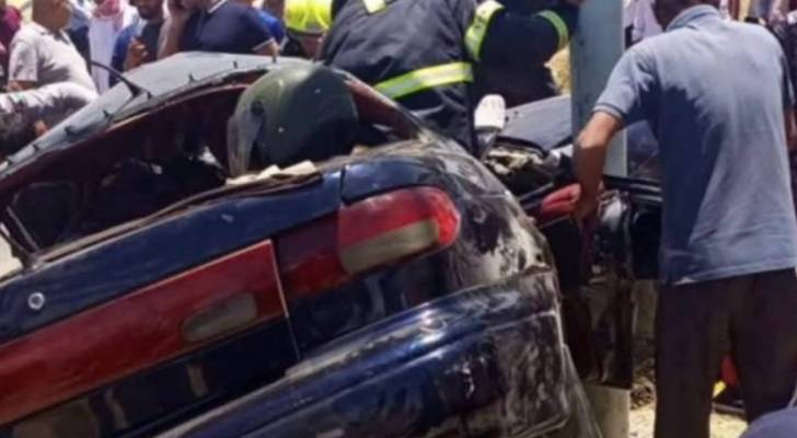 حادث سير في الكرك