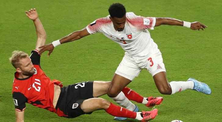لاعب منتخب النشامى عبدالله نصيب