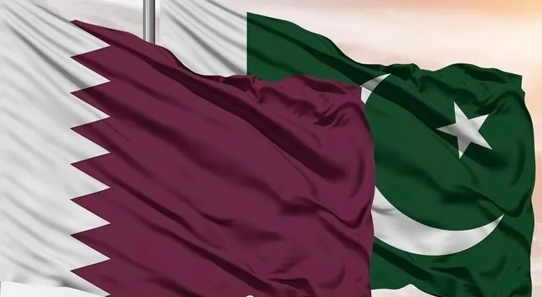 علم دولة قطر و باكستان
