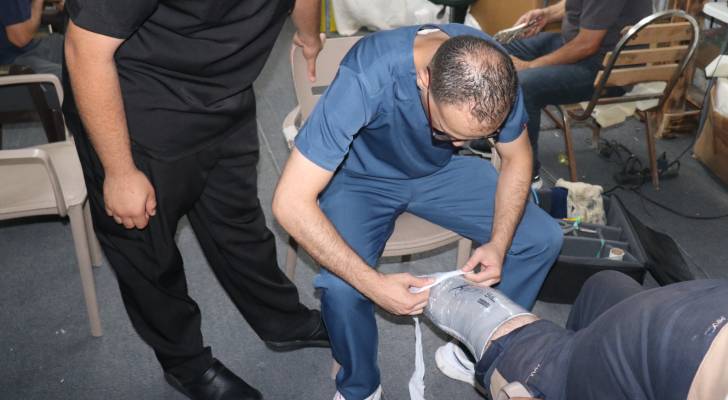 عيادة الأطراف الصناعية في المستشفى الميداني الأردني جنوب غزة/10 تواصل أعمالها