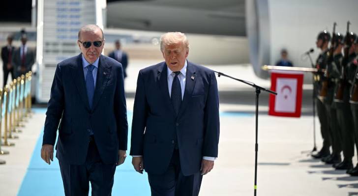 الرئيس الأمريكي دونالد ترمب والرئيس التركي رجب طيب أردوغان