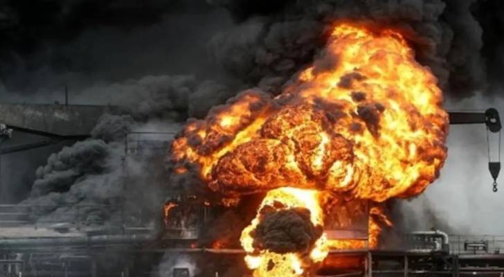 انفجار ضخم في مجمع بتروكيماويات بخراسان _ أرشيفية
