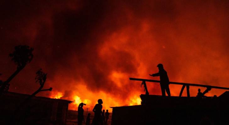 صورة أرشيفية لحريق