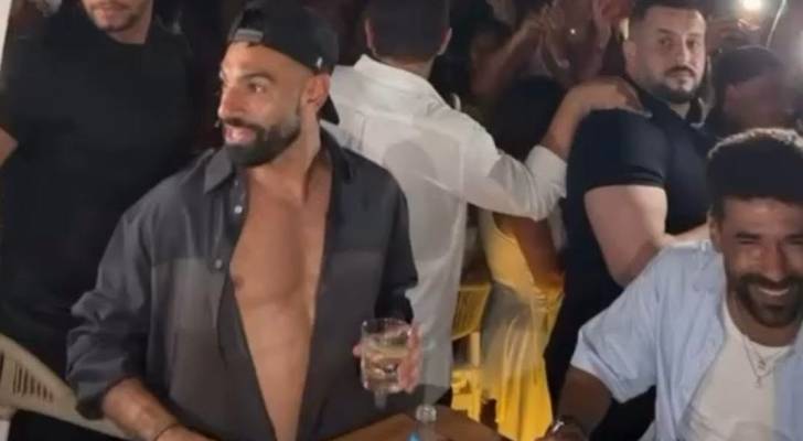اللاعب المصري محمد صلاح في مدينة العلمين