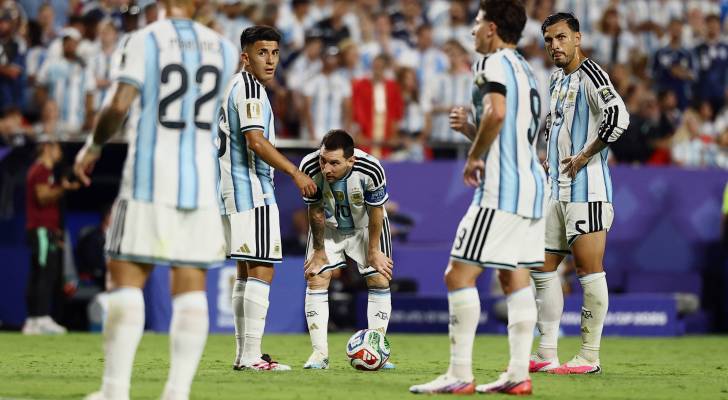 ليونيل ميسي خلال منافسات كأس العالم