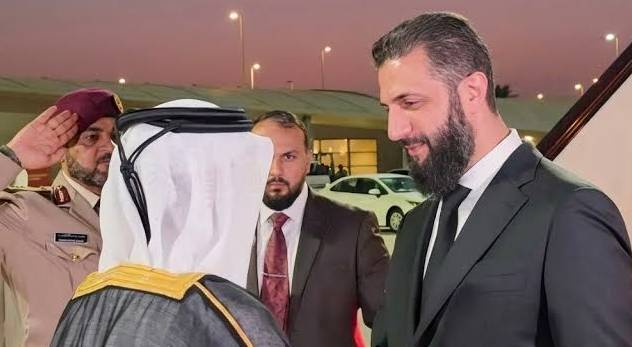 الرئيس السوري احمد الشرع يصل إلى قطر
