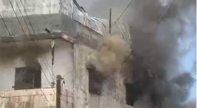 حريق في منطقة القويسمة