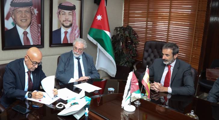 الأردن وإسبانيا يوقعان اتفاقية لتمويل التحول الرقمي بقطاع المياه بقيمة 765 ألف يورو