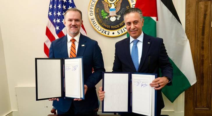 الأردن والولايات المتحدة الأمريكية يوقعان اتفاقا للتجارة المتبادلة لتعزيز العلاقات الاقتصادية الثنائية بين البلدين