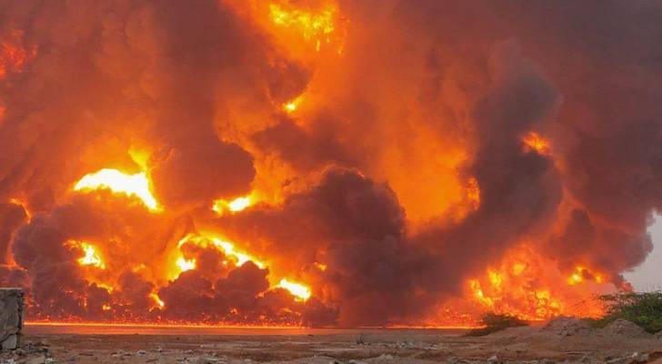 استهداف ميناء الحديدة في اليمن