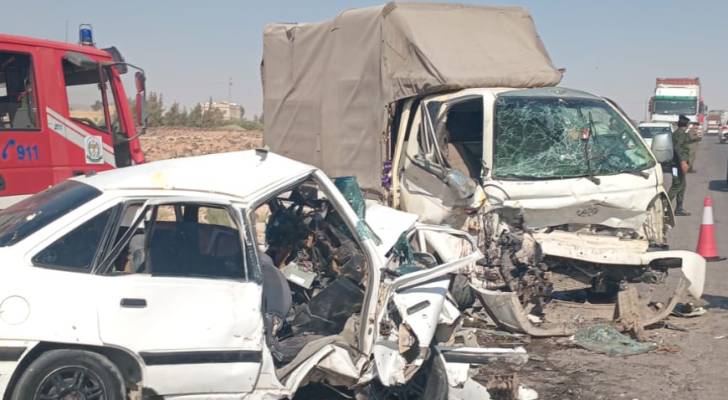وفاتان و3 إصابات، اثنتان منها بالغة، في حادث تصادم بالمفرق