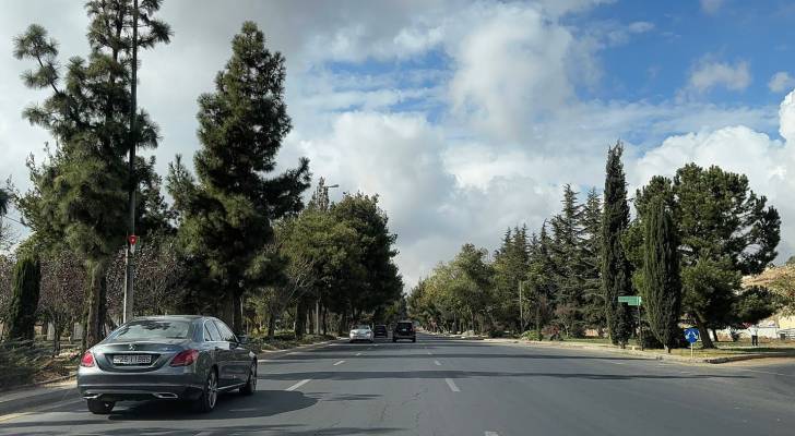 احدى شوارع العاصمة عمان