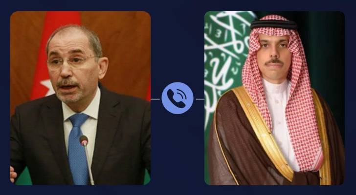وزير الخارجية وشؤون المغتربين أيمن الصفدي و نظيره السعودي