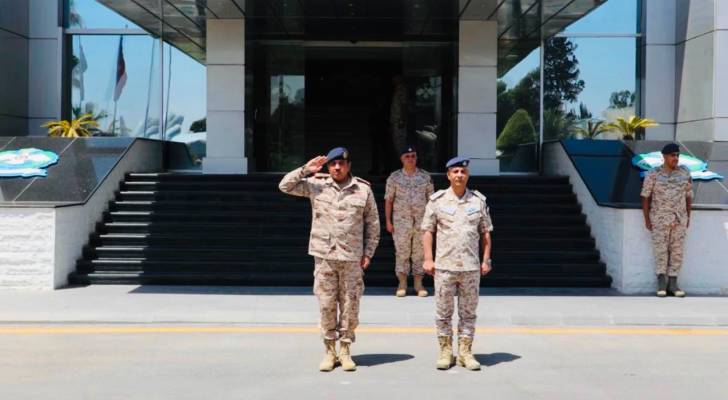 وفد من القوة الجوية الكويتية يزور سلاح الجو الملكي الأردني