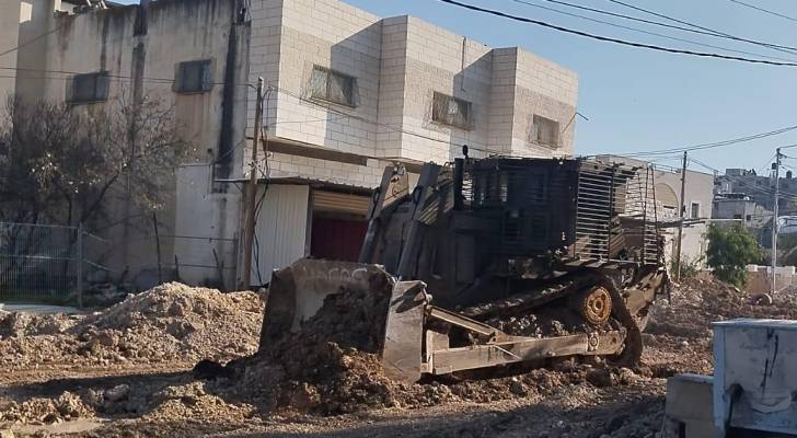 أعمال تخريبية للاحتلال في طولكرم
