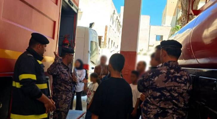 الشرطة المجتمعية تتنفذ برنامج توعوي لأطفال قرية SOS في إربد