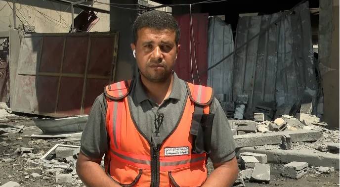 المتحدث باسم الدفاع المدني الفلسطيني في قطاع غزة، محمود بصل