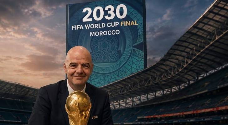صورة مولدة بالذكاء الاصطناعي لرئيس الفيفا انفانتينو
