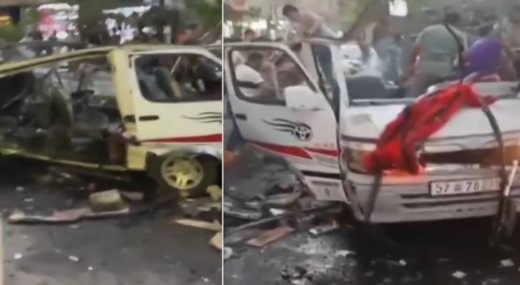 الدفاع المدني السوري: وفاة شخصين في حصيلة أولية إثر انفجار حافلة بريف دمشق