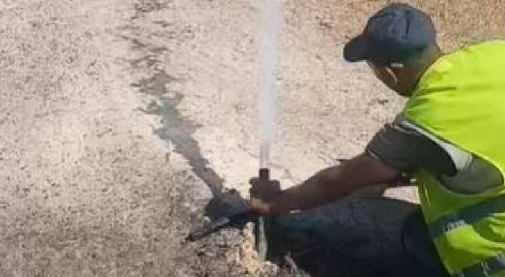 المياه: ضبط اعتداءات جديدة على شبكة التزويد في منطقة بيرين بالزرقاء.. فيديو