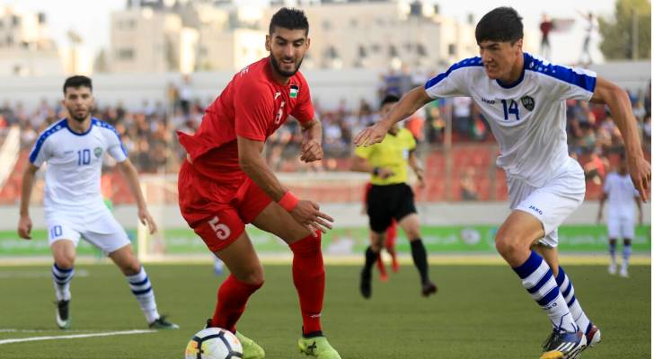 من مباراة في الدوري الفلسطيني