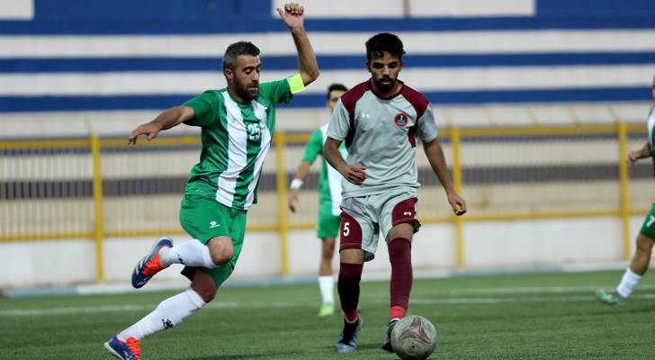 من مباراة سابقة لفريق اتحاد الرمثا