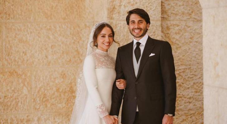 الأميرة إيمان بنت عبدالله الثاني وزوجها جميل ترميوتس