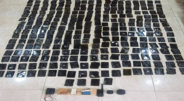 الجيش العربي: أحبطنا محاولة تهريب كبيرة للمخدرات بواسطة بالونات موجهة