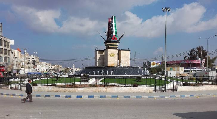 ميدان الجيش العربي على مدخل مدينة الزرقاء