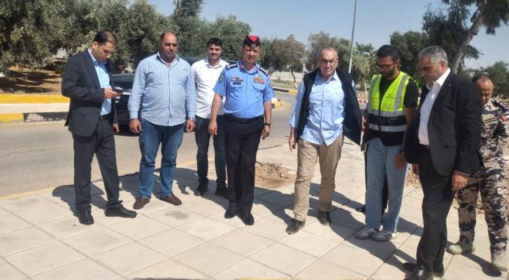 أبو السمن يتفقد أعمال التحسين والتطوير في مركز حدود العمري