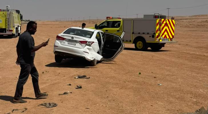 حادث تصادم في السعودية