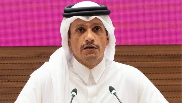 رئيس مجلس الوزراء وزير الخارجية القطري الشيخ محمد بن عبد الرحمن آل ثاني