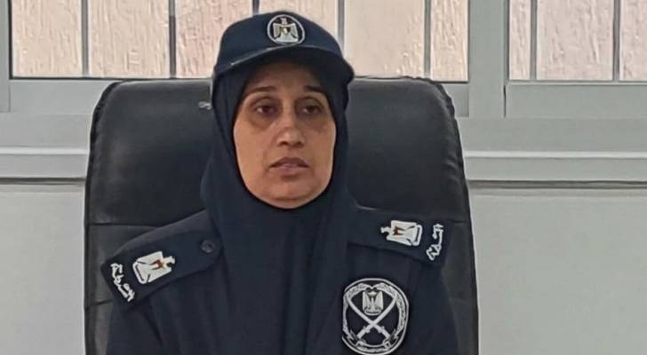 فاتن عبد الجبار السحار، مديرة إدارة الشرطة النسائية بمحافظة غزة،