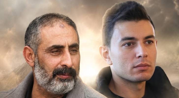 القيادي الفلسطيني فتحي خازم وابنه الشهيد رعد