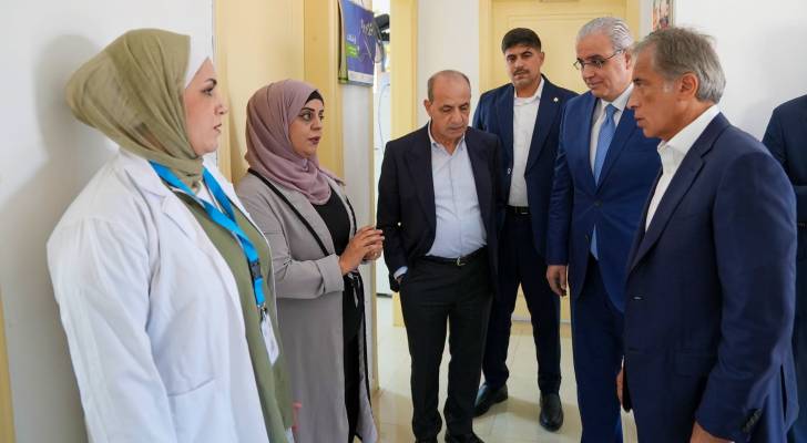 جعفر حسان خلال زيارته