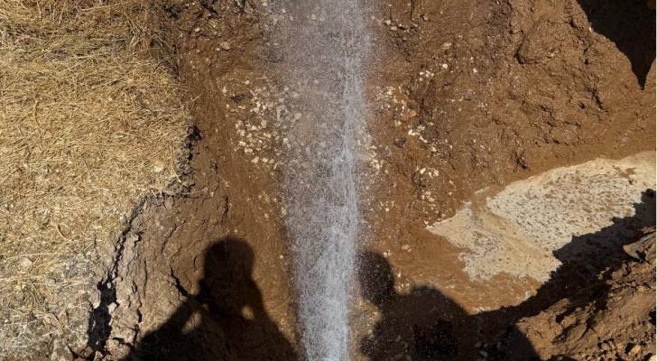 "المياه": ضبط اعتداءات جسيمة على خطوط رئيسية في المفرق والقطرانة والضليل