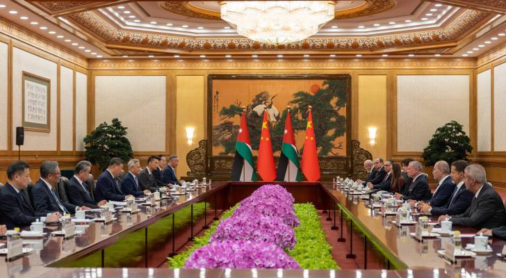 الأردن والصين يصدران بيانا مشتركا في ختام القمة بين الملك والرئيس الصيني