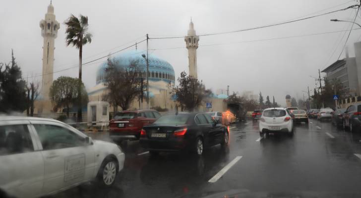 أمطار في الأردن _ أرشيفية